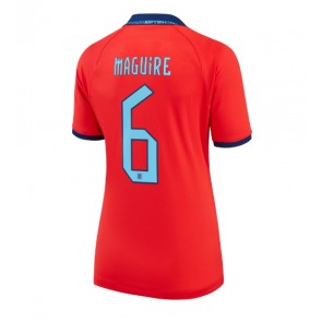 England Harry Maguire #6 Bortatröja Kvinnor VM 2022 Kortärmad